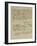 Autograph Letter Signed by Wolfgang Amadeus Mozart (1756-1791) and Sent to His Wife Constanze,…-null-Framed Giclee Print