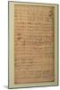 Autograph Manuscript, Cantata Bwv 180 'schmucke Dich O Liebe Seele' by J.S. Bach-null-Mounted Giclee Print
