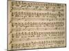 Autograph Music Score of Agrippina, 1708-Nicola Antonio Porpora-Mounted Giclee Print