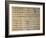 Autograph Music Score of Cain and Abel-Leonardo Leo-Framed Giclee Print