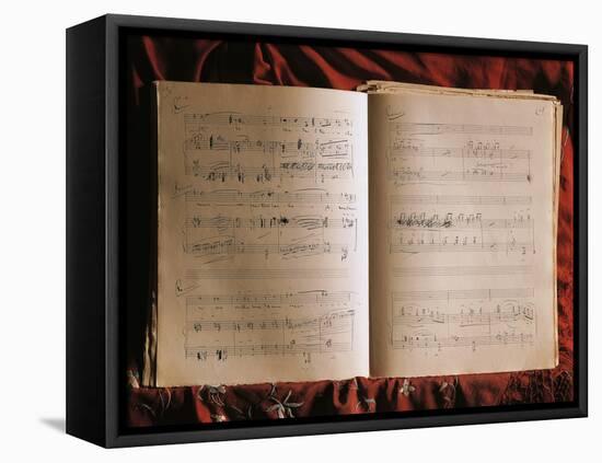 Autograph Music Score of Conchita-Riccardo Zandonai-Framed Premier Image Canvas