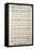 Autograph Music Score of Oratorium-Antonio Salieri-Framed Premier Image Canvas