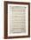 Autograph Music Score of Oratorium-Antonio Salieri-Framed Giclee Print