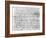 Autograph Score Sheet For the 10th Bagatelle Opus 119-Ludwig Van Beethoven-Framed Giclee Print