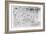 Autograph Score Sheet For the Trio Mi Bemol Opus 3-Ludwig Van Beethoven-Framed Giclee Print