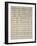 Autograph Sheet Music of Suite of La Marcia-null-Framed Giclee Print