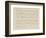 Autographed Manuscript of Valse Opus 70 No.1 in G Flat Major-Fryderyk Chopin-Framed Giclee Print