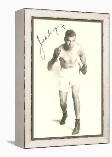 Autographed Photo of Jack Dempsey-null-Framed Stretched Canvas