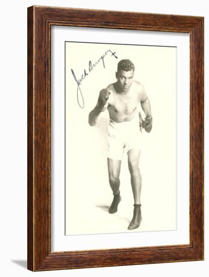 Autographed Photo of Jack Dempsey-null-Framed Art Print