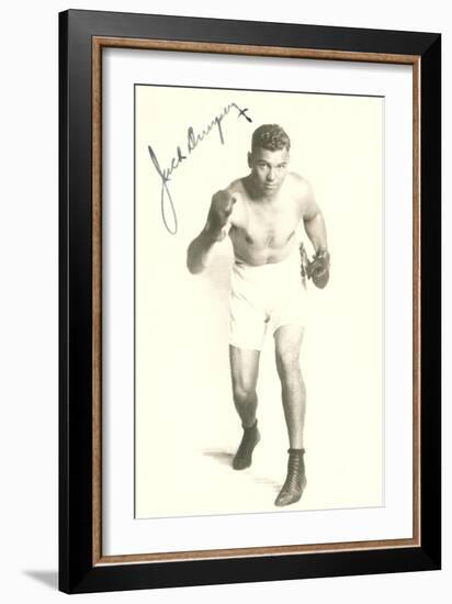 Autographed Photo of Jack Dempsey-null-Framed Art Print