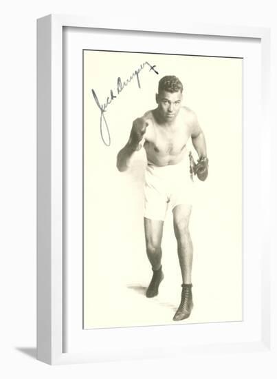 Autographed Photo of Jack Dempsey-null-Framed Art Print