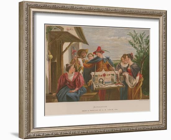 Autolycus-Charles Robert Leslie-Framed Giclee Print