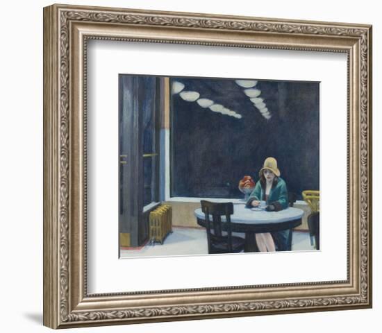 Automat, 1927-Edward Hopper-Framed Art Print