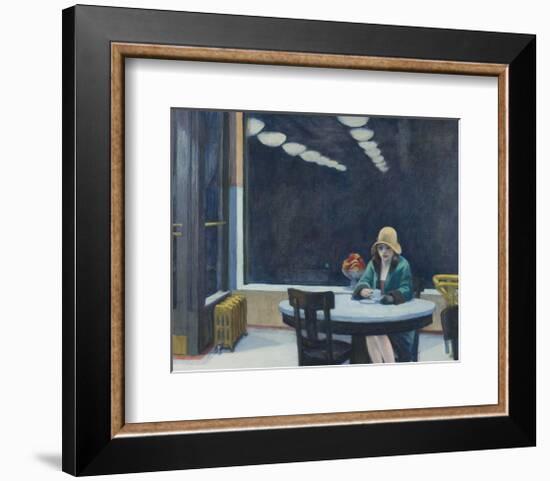 Automat, 1927-Edward Hopper-Framed Art Print