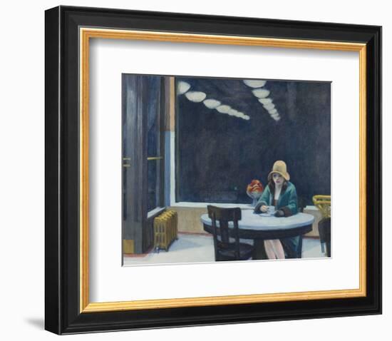 Automat, 1927-Edward Hopper-Framed Art Print