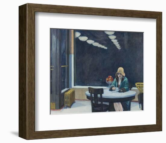 Automat, 1927-Edward Hopper-Framed Art Print