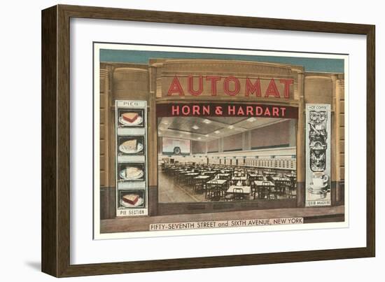 Automat, Horn and Hardart, New York City-null-Framed Art Print