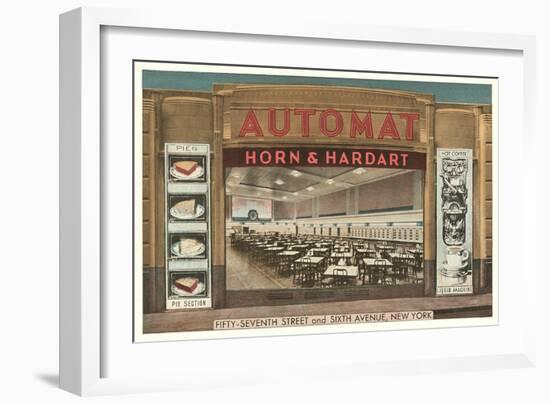 Automat, Horn and Hardart, New York City-null-Framed Art Print