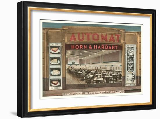 Automat, Horn and Hardart, New York City-null-Framed Art Print