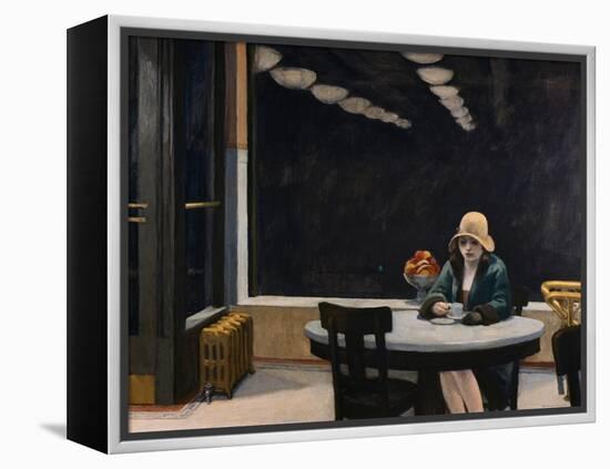 Automat-Edward Hopper-Framed Premier Image Canvas