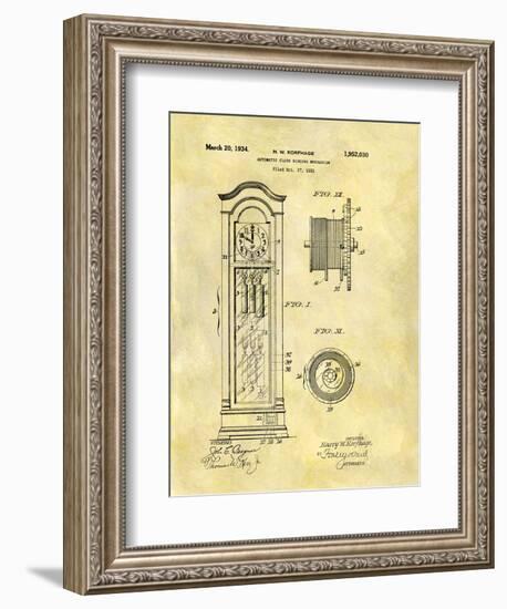 Automatic Clock Winding Mechan-Dan Sproul-Framed Art Print