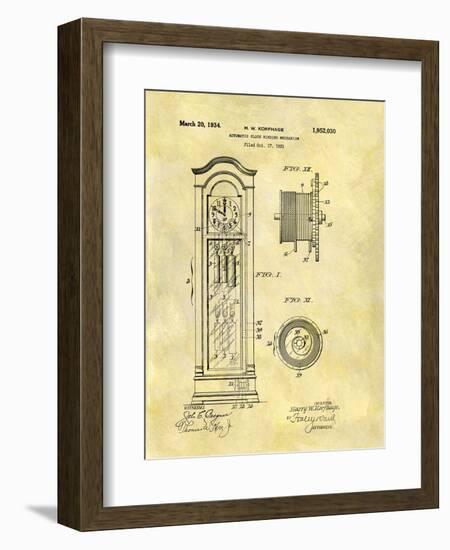 Automatic Clock Winding Mechan-Dan Sproul-Framed Art Print