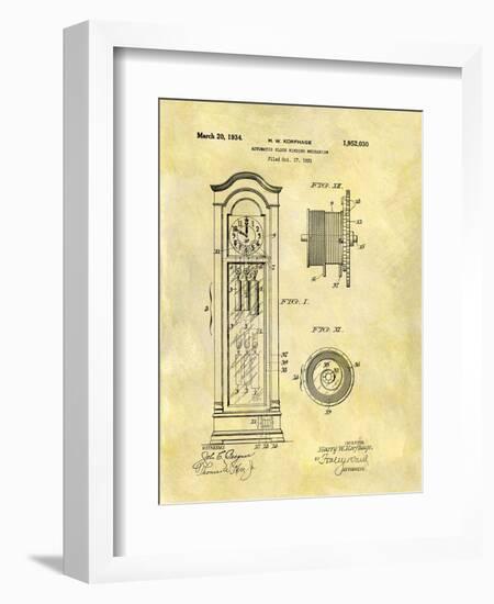 Automatic Clock Winding Mechan-Dan Sproul-Framed Art Print