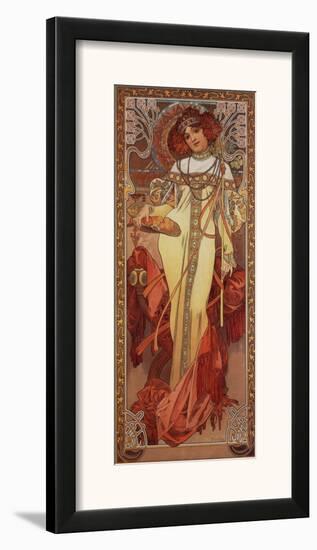 Automne, 1900-Alphonse Mucha-Framed Art Print