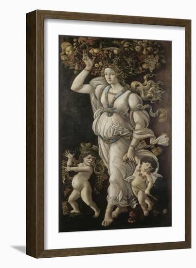 Automne ou Allégorie contre l'abus du vin-Sandro Botticelli-Framed Giclee Print