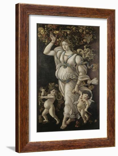 Automne ou Allégorie contre l'abus du vin-Sandro Botticelli-Framed Giclee Print