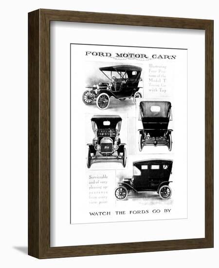 Automobile Advertisement-null-Framed Giclee Print