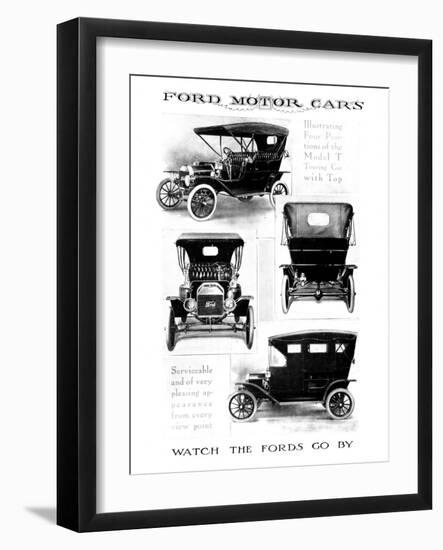 Automobile Advertisement-null-Framed Giclee Print