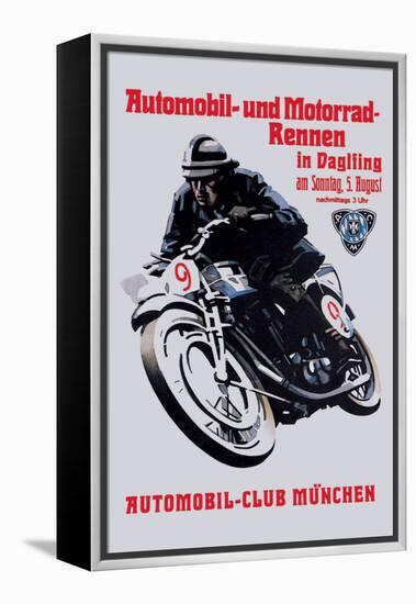 Automobile and Motorcycle Race, Munich-null-Framed Stretched Canvas