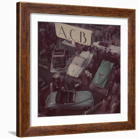 Automobile Show, Paris-Yale Joel-Framed Photographic Print