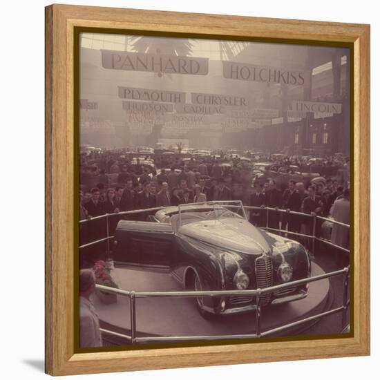 Automobile Show, Paris-Yale Joel-Framed Premier Image Canvas