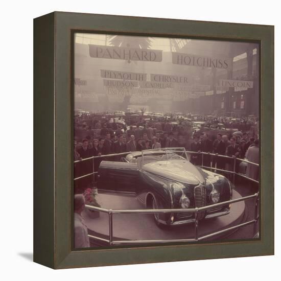 Automobile Show, Paris-Yale Joel-Framed Premier Image Canvas
