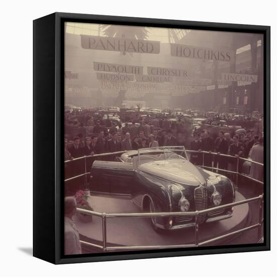 Automobile Show, Paris-Yale Joel-Framed Premier Image Canvas