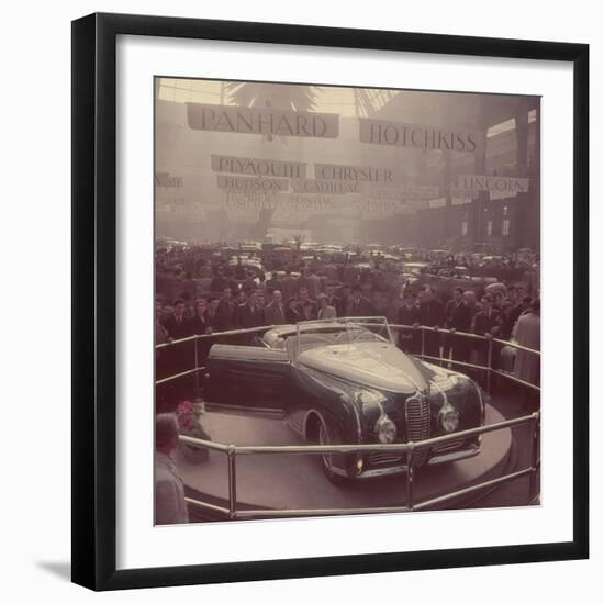 Automobile Show, Paris-Yale Joel-Framed Photographic Print