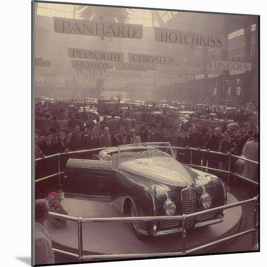 Automobile Show, Paris-Yale Joel-Mounted Photographic Print