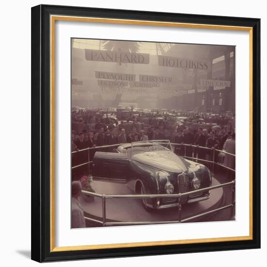 Automobile Show, Paris-Yale Joel-Framed Photographic Print