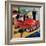 "Automobile Showroom", December 8, 1956-Amos Sewell-Framed Giclee Print