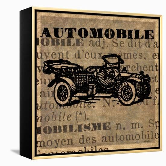 Automobile-Lisa Ven Vertloh-Framed Stretched Canvas