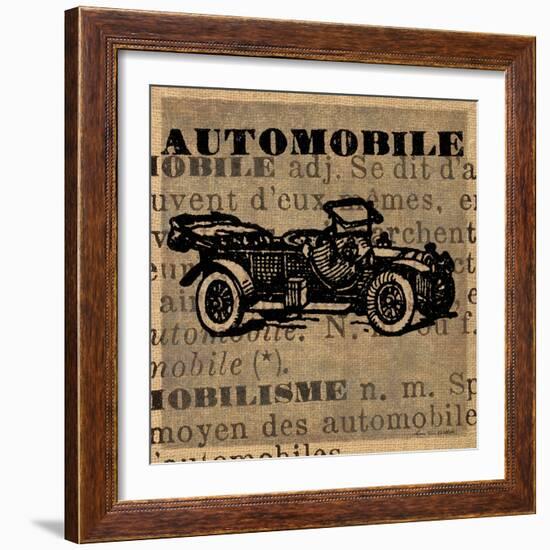 Automobile-Lisa Ven Vertloh-Framed Art Print