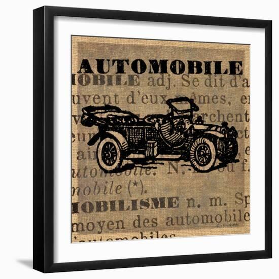 Automobile-Lisa Ven Vertloh-Framed Art Print