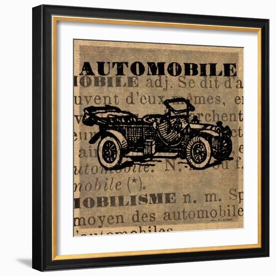 Automobile-Lisa Ven Vertloh-Framed Art Print