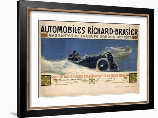 Automobiles Richard-Brasies, 1904-Henri Jules Ferdinand Bellery-Desfontaines-Framed Giclee Print