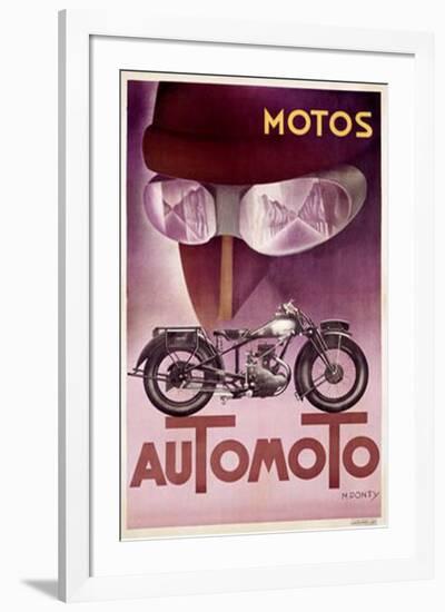 Automoto-Unknown Unknown-Framed Giclee Print