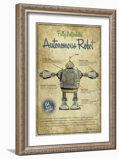 Autonomous Robot-Michael Murdock-Framed Giclee Print