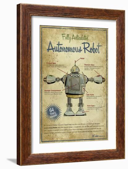 Autonomous Robot-Michael Murdock-Framed Giclee Print