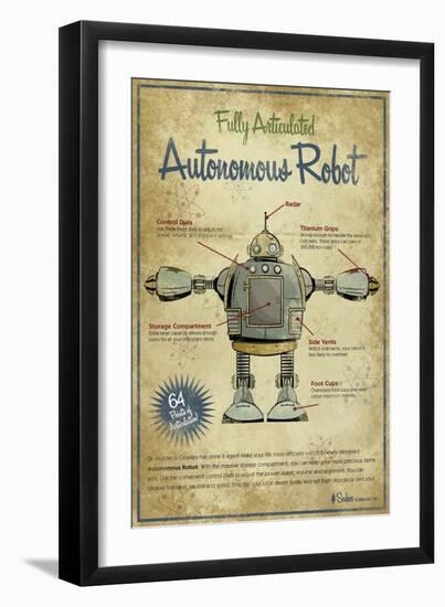 Autonomous Robot-Michael Murdock-Framed Giclee Print